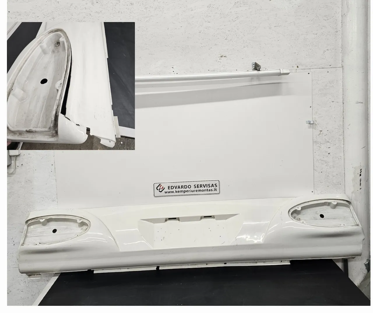 Caravan Hobby 2001-2006 lietots aizmugurėjais buferis