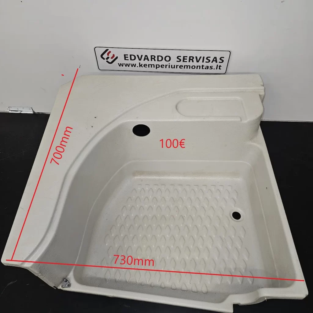 Lietots treilera Hobby 1997-2002 dusas paliktnis 730x700 mm.