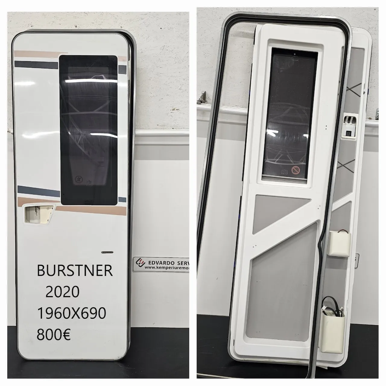 Kempera Burstner 2020 sanu durvis